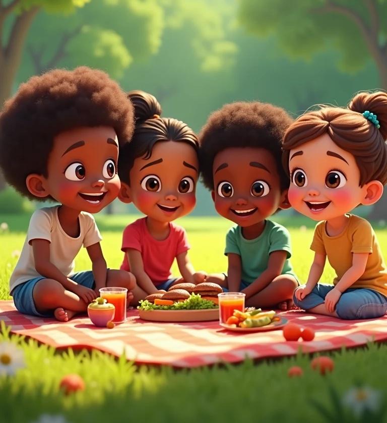 Crianças no Parque 3D