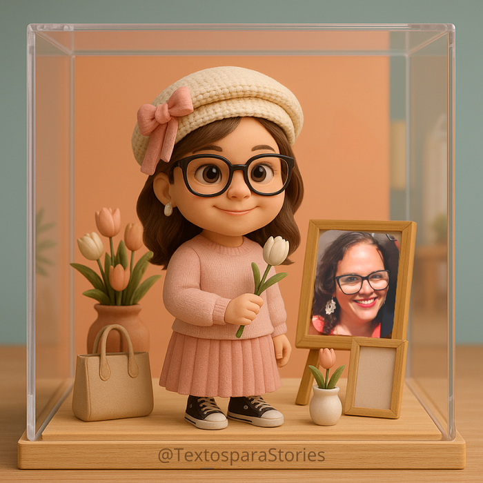 Personagem Caixa de Acrílico 3D