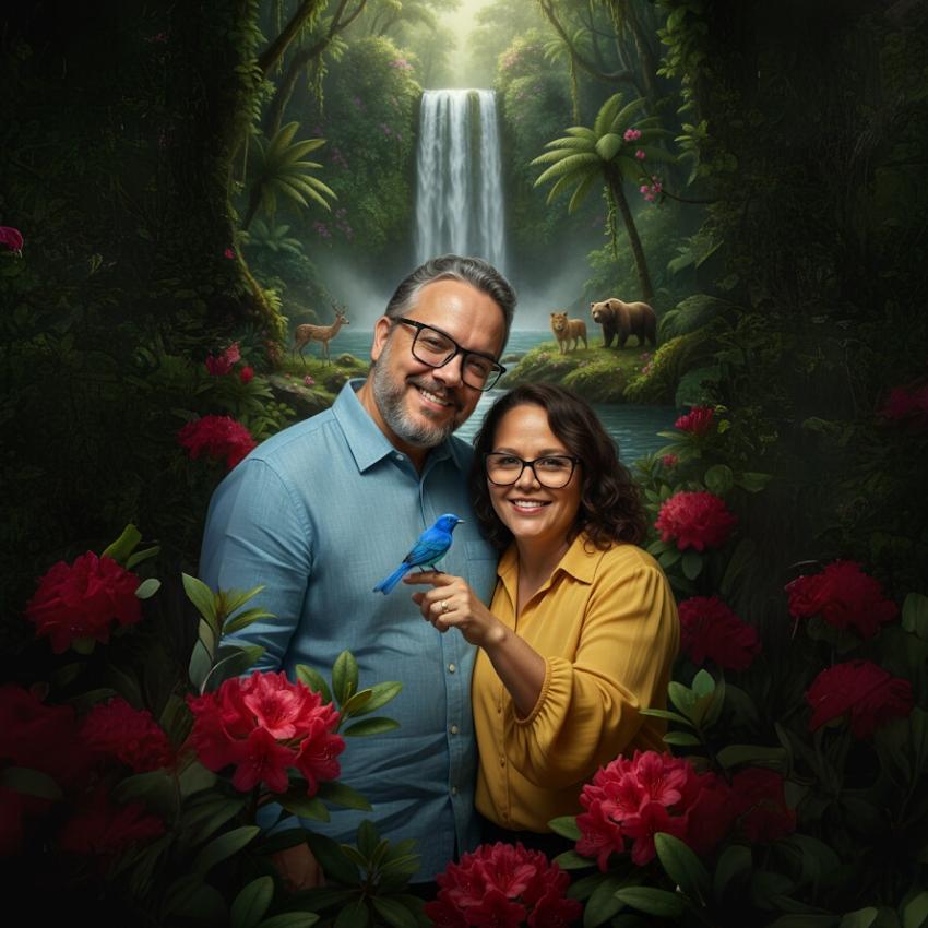 Imagine-se no Paraiso -  Jardim do Éden Clássico