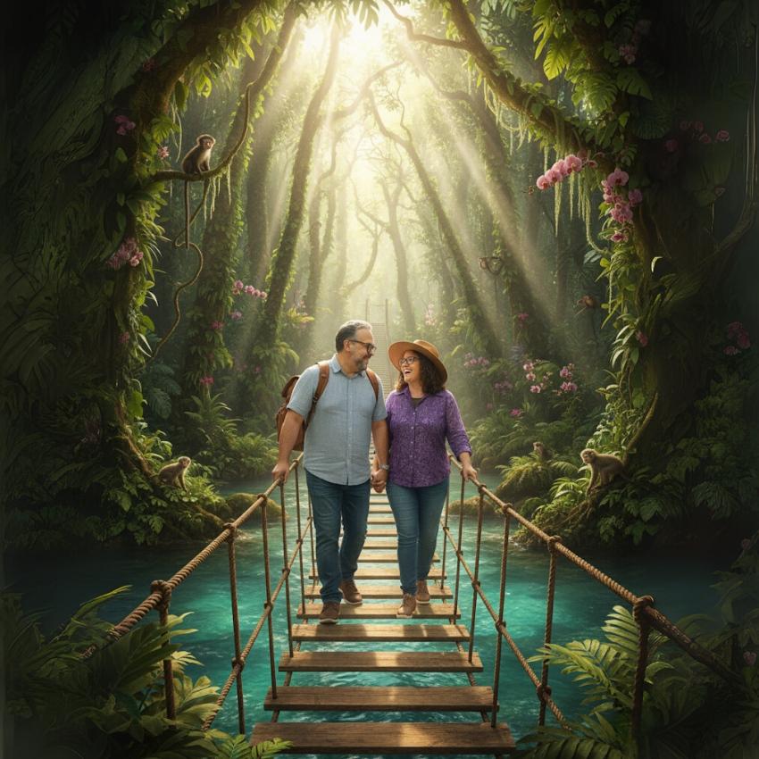 Imagine-se no Paraiso - Ponte de Corda (Aventura)