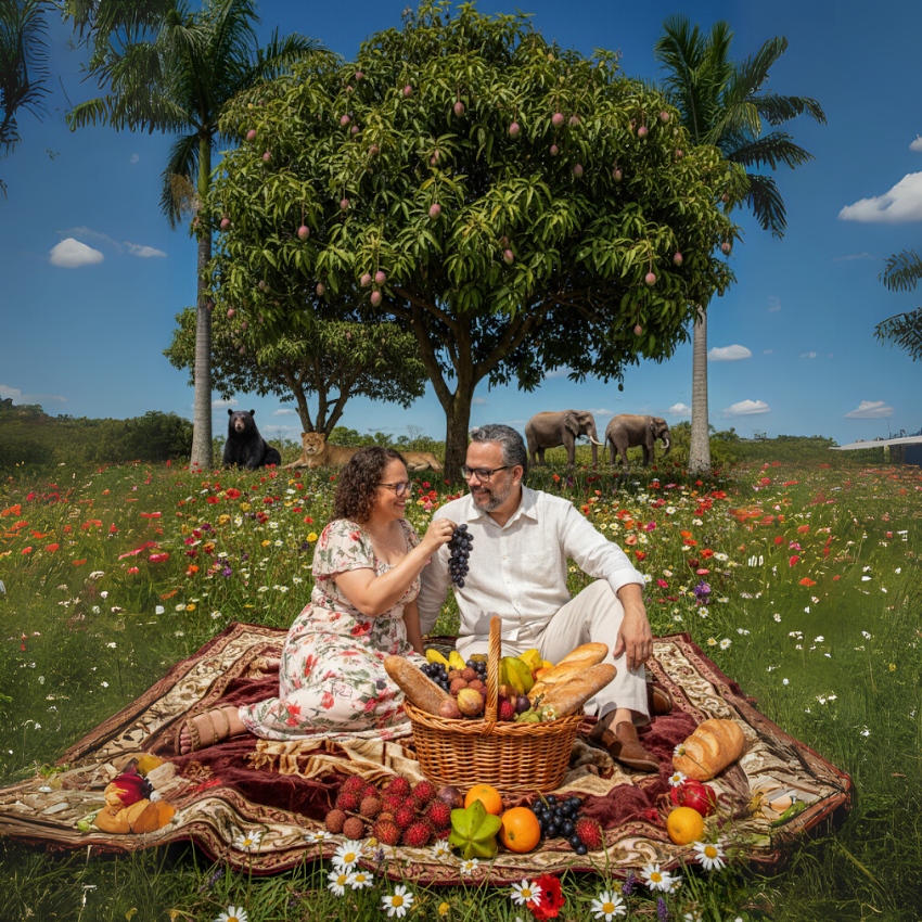 Imagine-se no Paraiso - Piquenique de Abundância