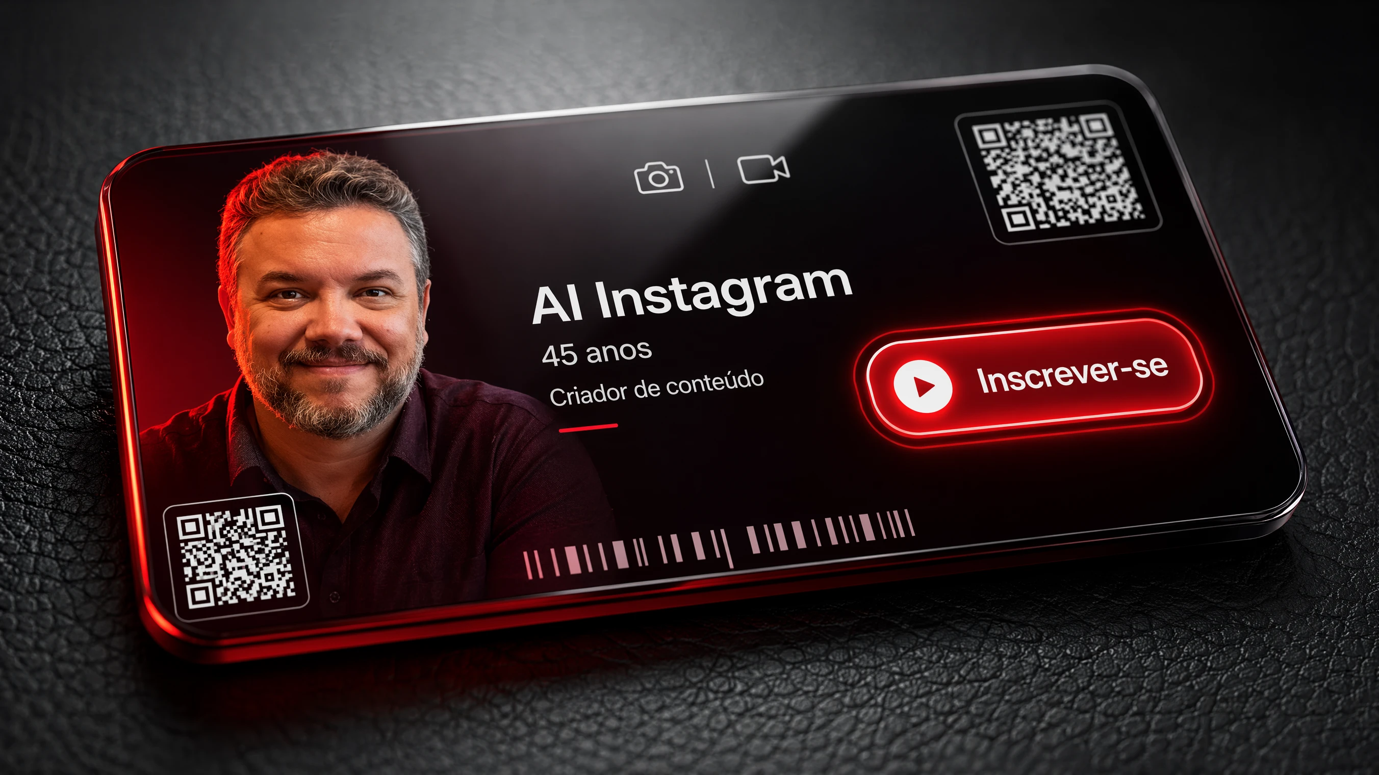 Cartão 3D Editavel